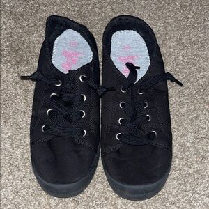 Jellypop Black Lace-Up Sneakers